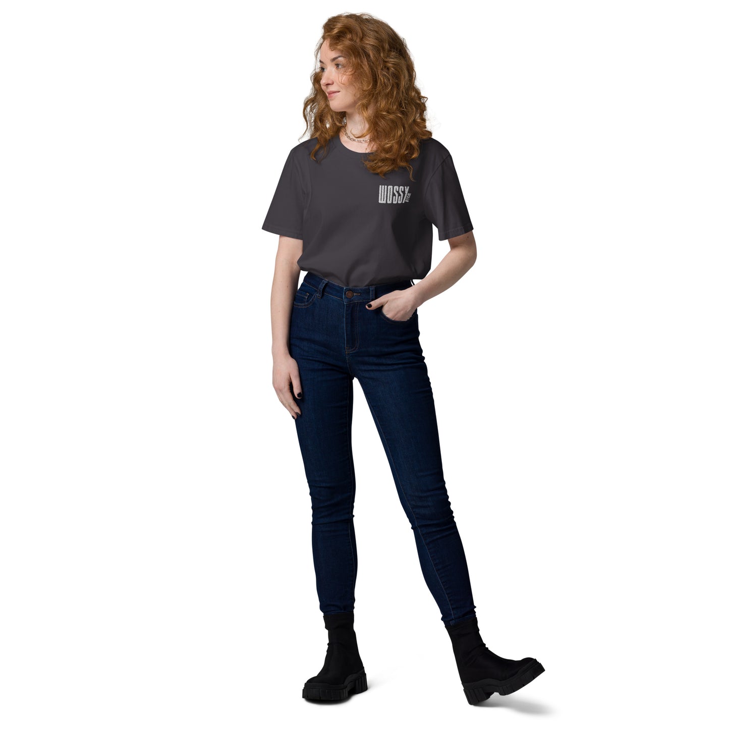 T-shirt coton bio militant Wossy Official – style streetwear doux et affirmé