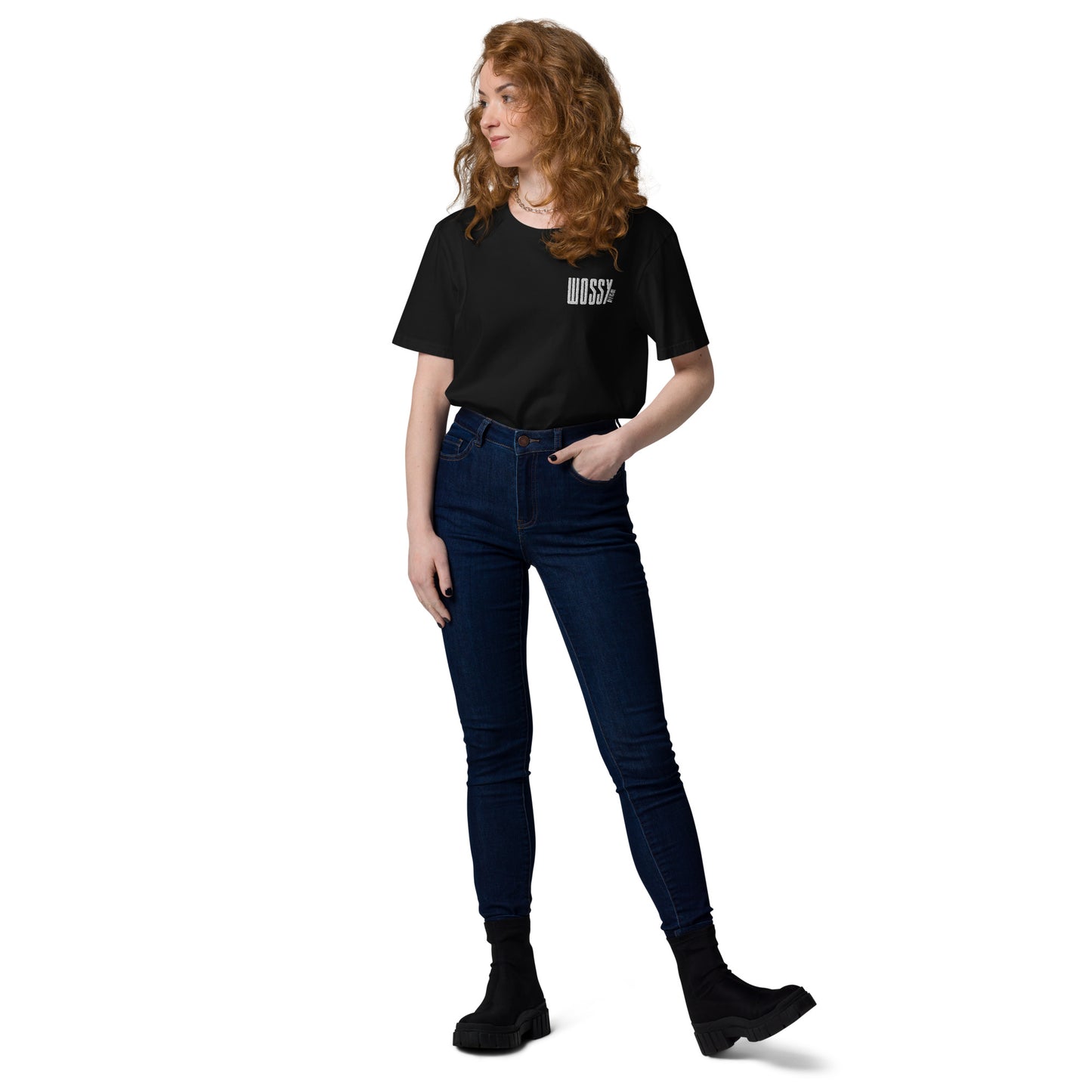 T-shirt coton bio militant Wossy Official – style streetwear doux et affirmé