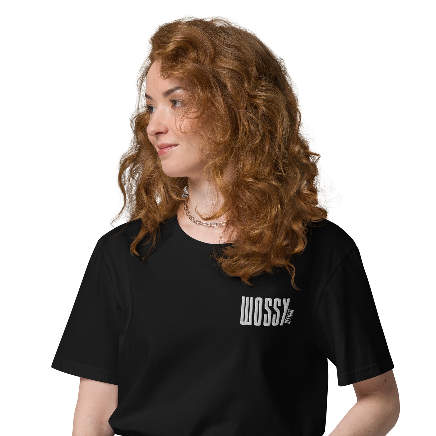 T-shirt coton bio militant Wossy Official – style streetwear doux et affirmé