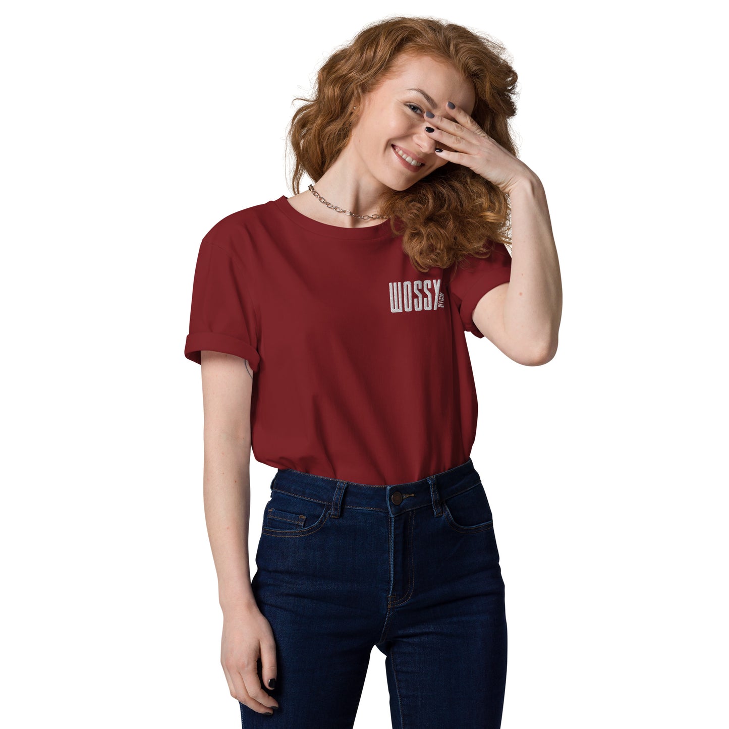 T-shirt coton bio militant Wossy Official – style streetwear doux et affirmé