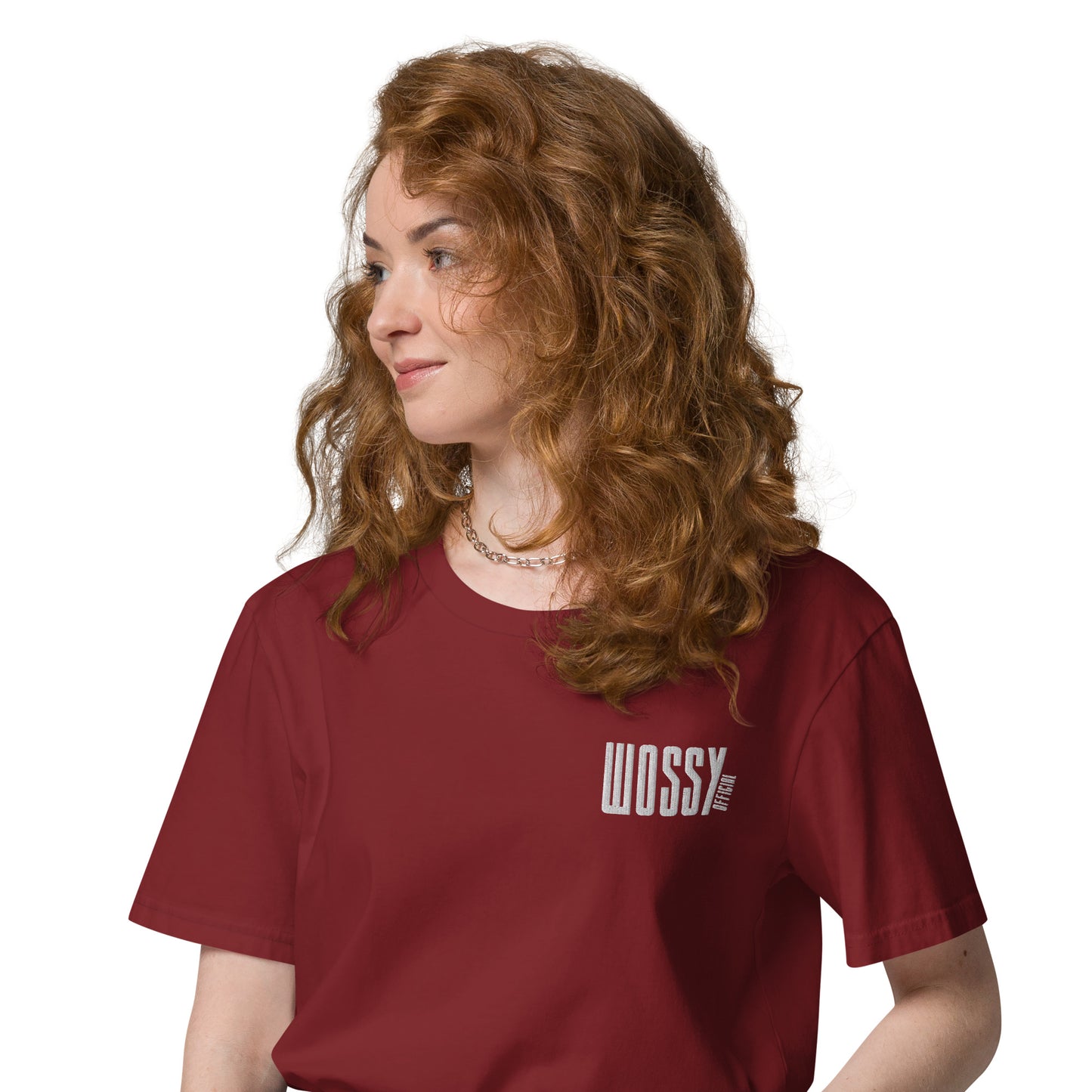 T-shirt coton bio militant Wossy Official – style streetwear doux et affirmé