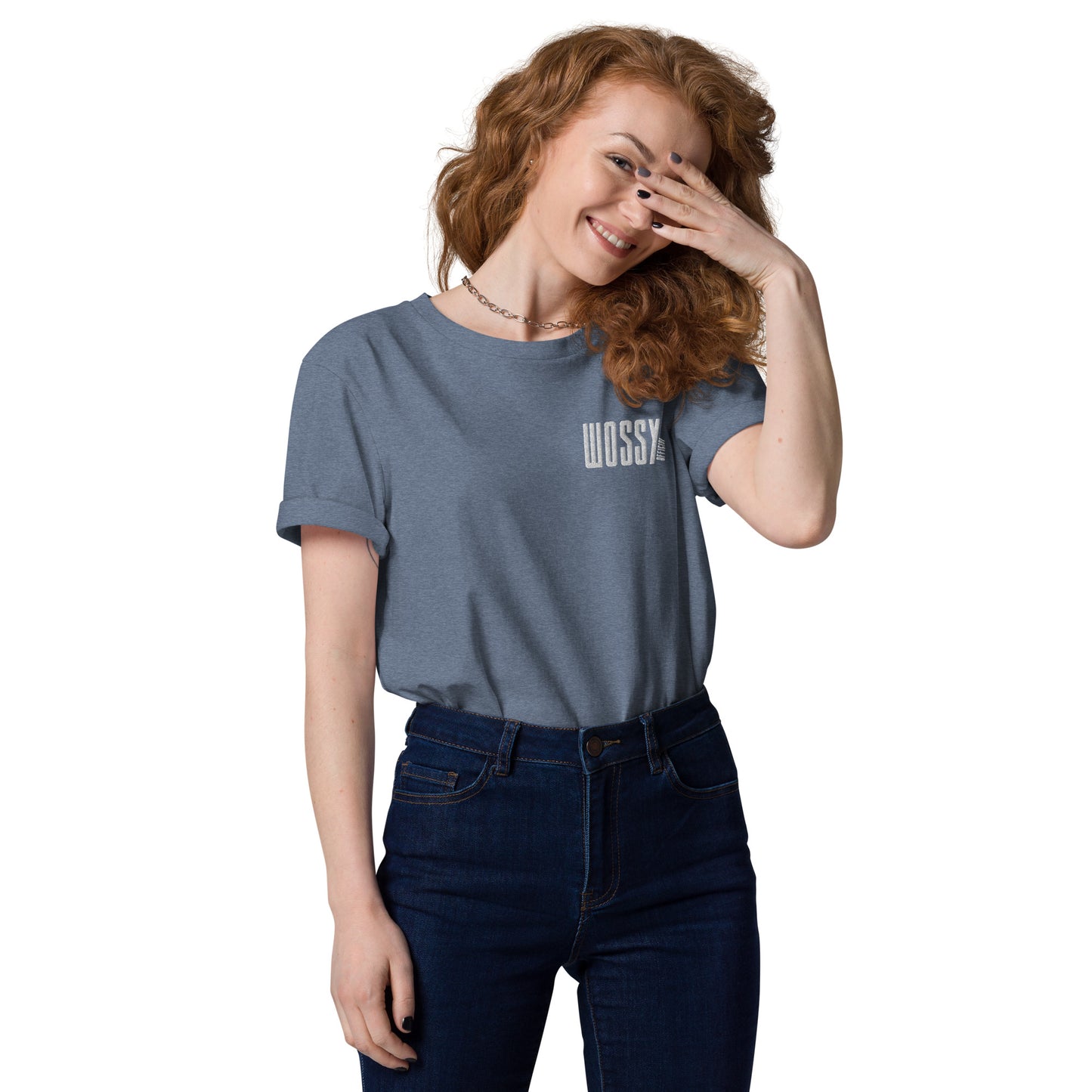 T-shirt coton bio militant Wossy Official – style streetwear doux et affirmé