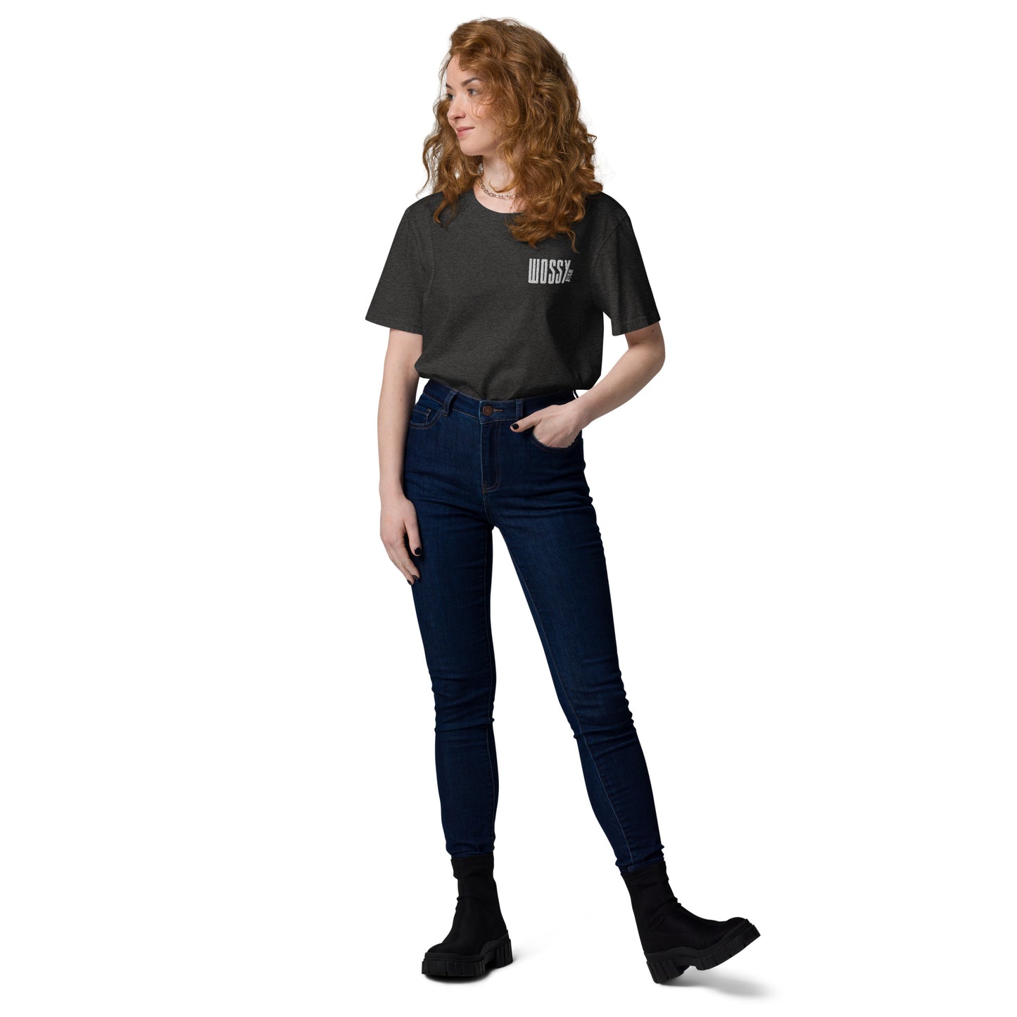 T-shirt coton bio militant Wossy Official – style streetwear doux et affirmé