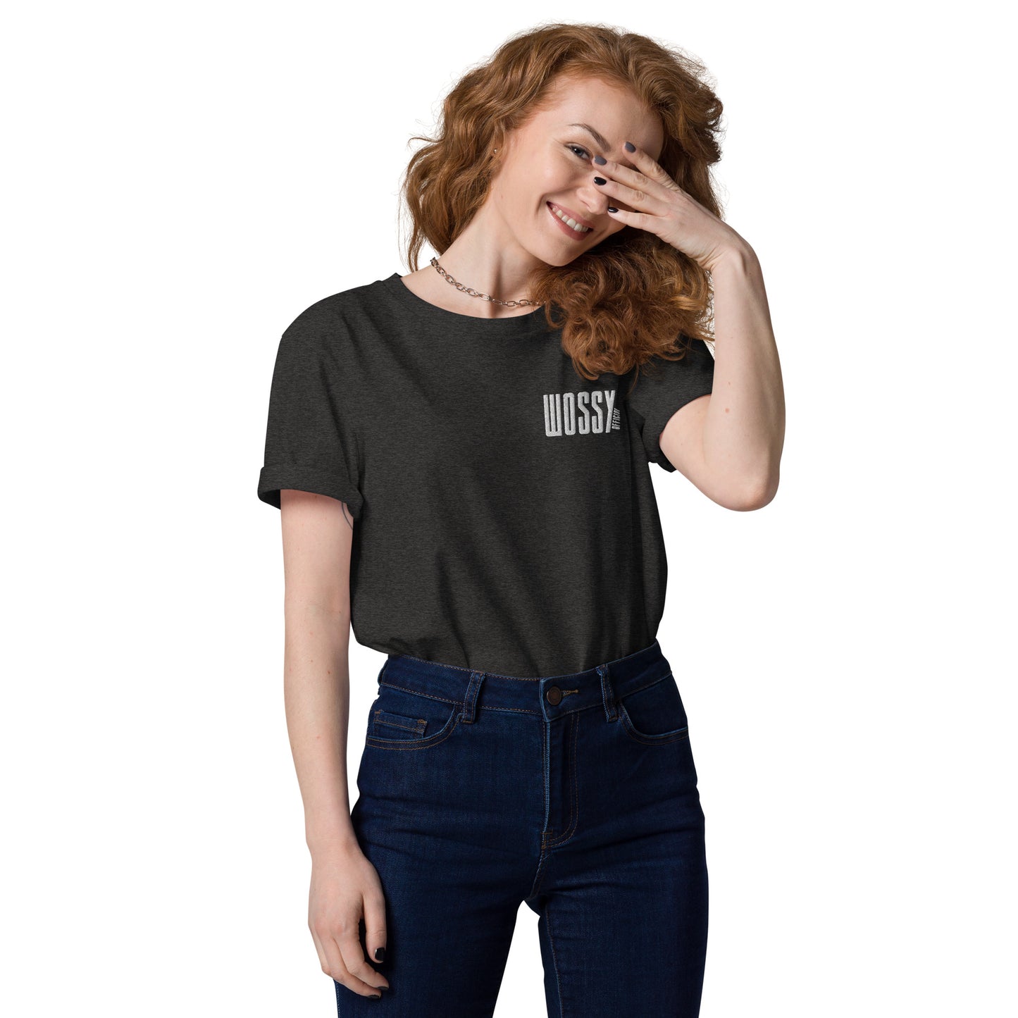 T-shirt coton bio militant Wossy Official – style streetwear doux et affirmé