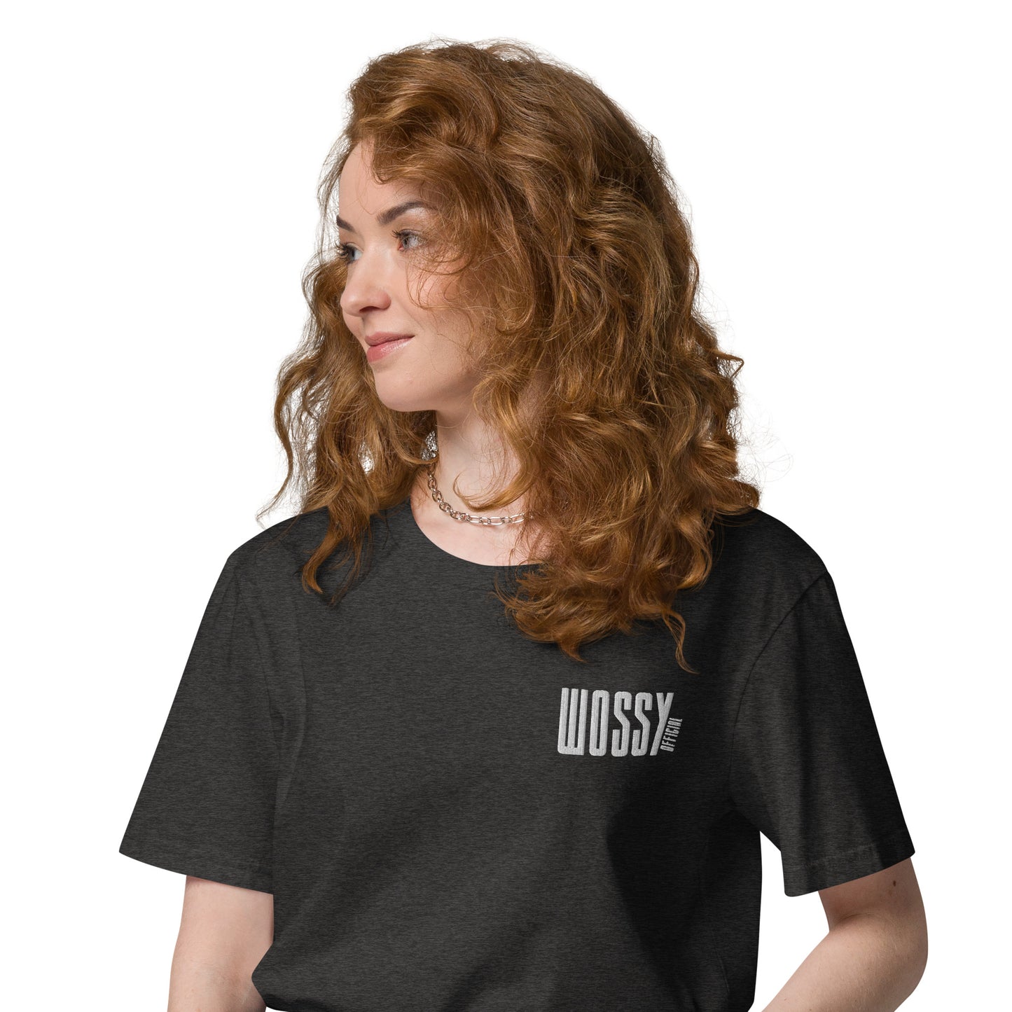 T-shirt coton bio militant Wossy Official – style streetwear doux et affirmé