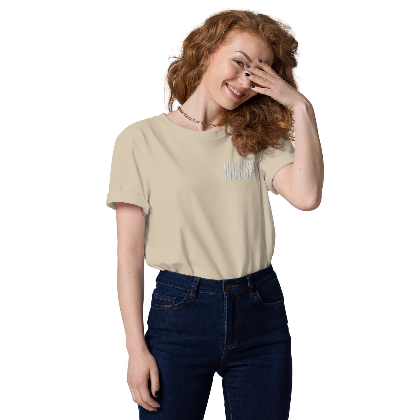 T-shirt coton bio militant Wossy Official – style streetwear doux et affirmé