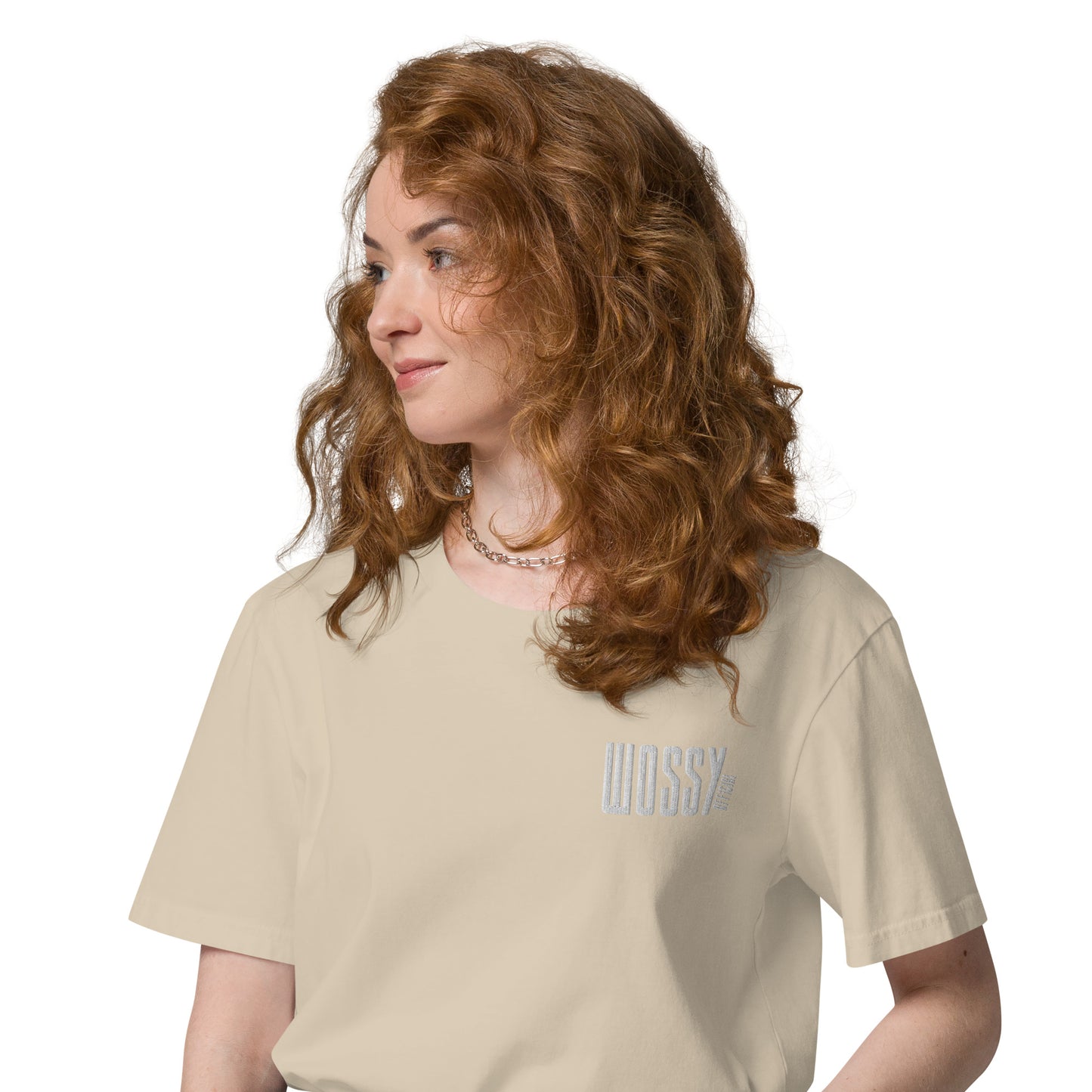 T-shirt coton bio militant Wossy Official – style streetwear doux et affirmé