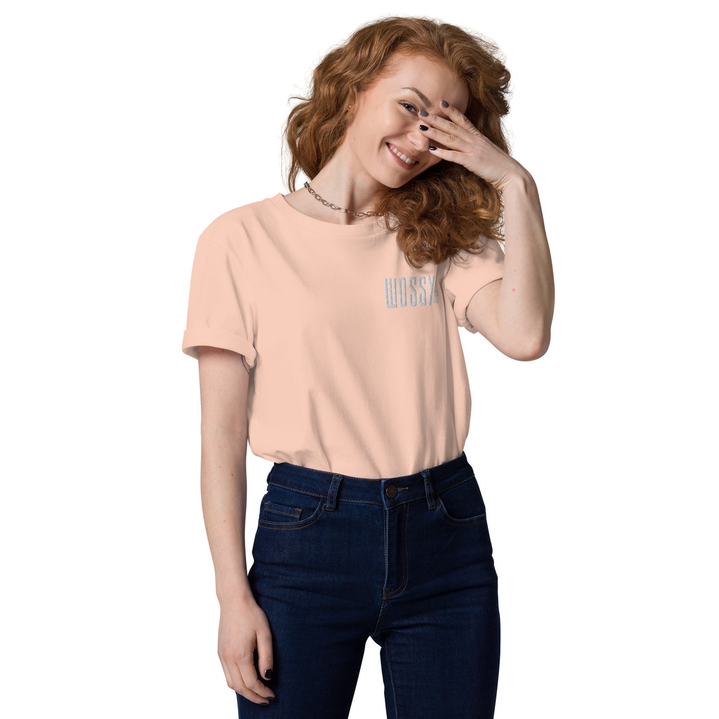 T-shirt coton bio militant Wossy Official – style streetwear doux et affirmé