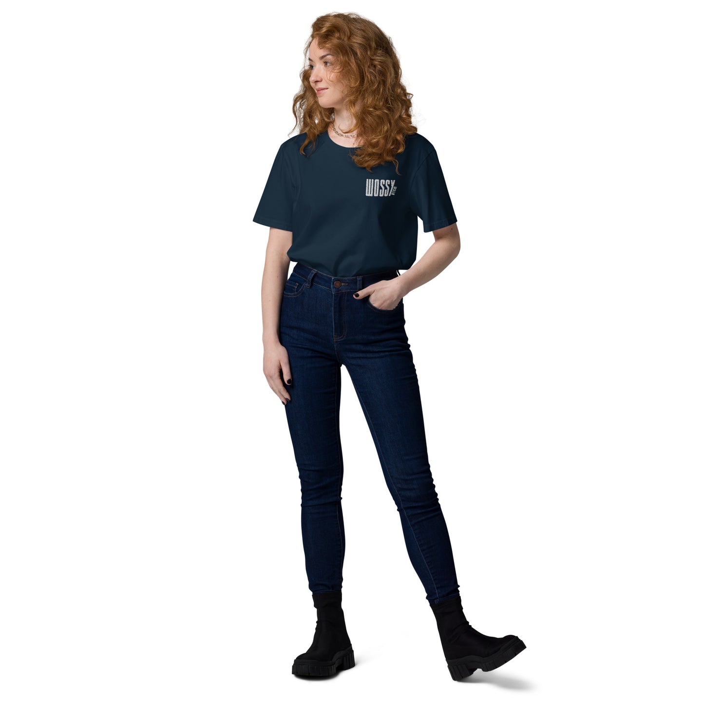 T-shirt coton bio militant Wossy Official – style streetwear doux et affirmé