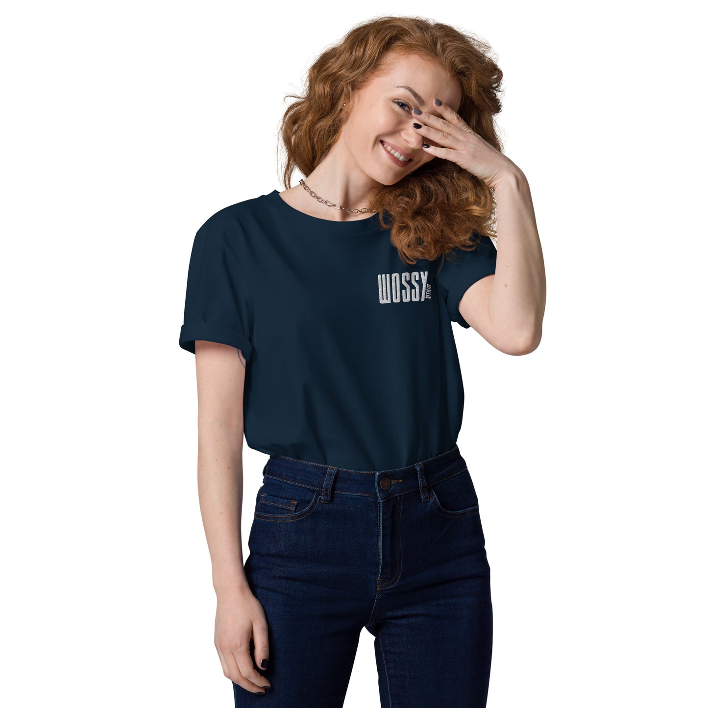 T-shirt coton bio militant Wossy Official – style streetwear doux et affirmé
