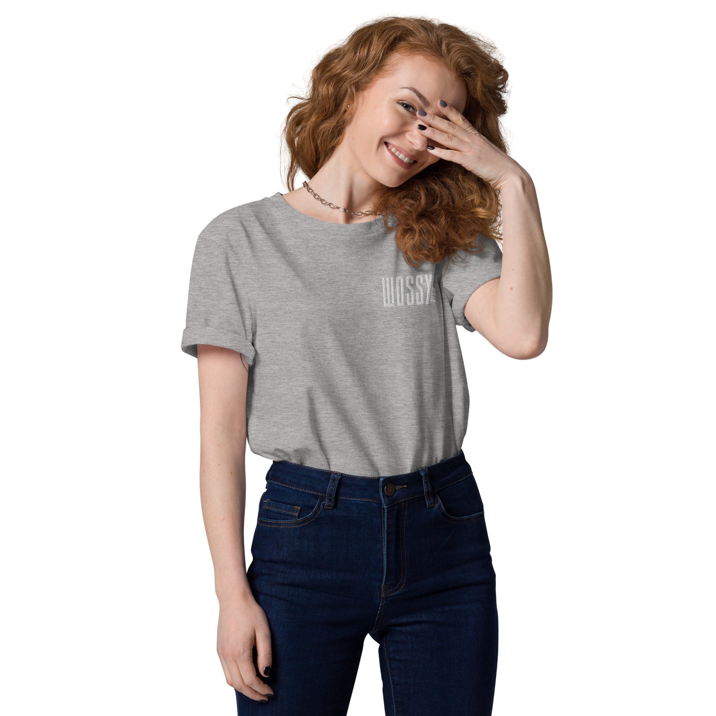 T-shirt coton bio militant Wossy Official – style streetwear doux et affirmé