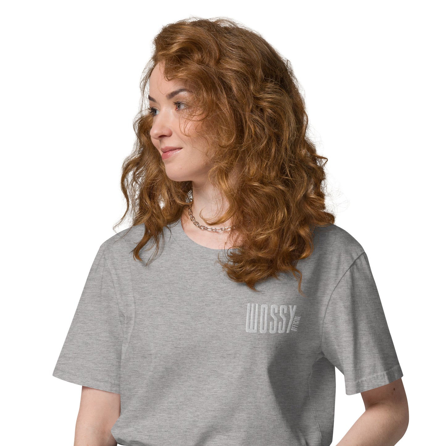 T-shirt coton bio militant Wossy Official – style streetwear doux et affirmé