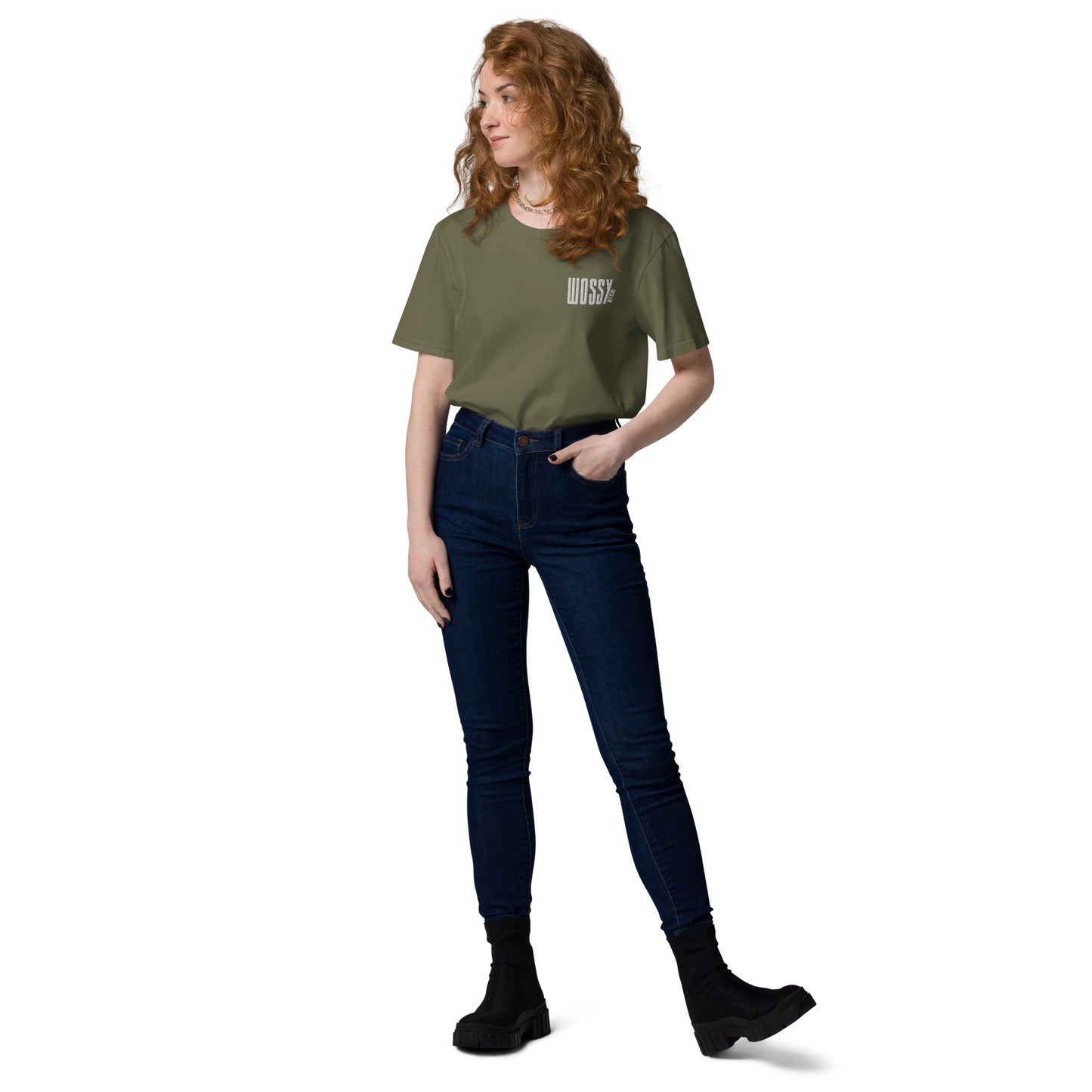 T-shirt coton bio militant Wossy Official – style streetwear doux et affirmé