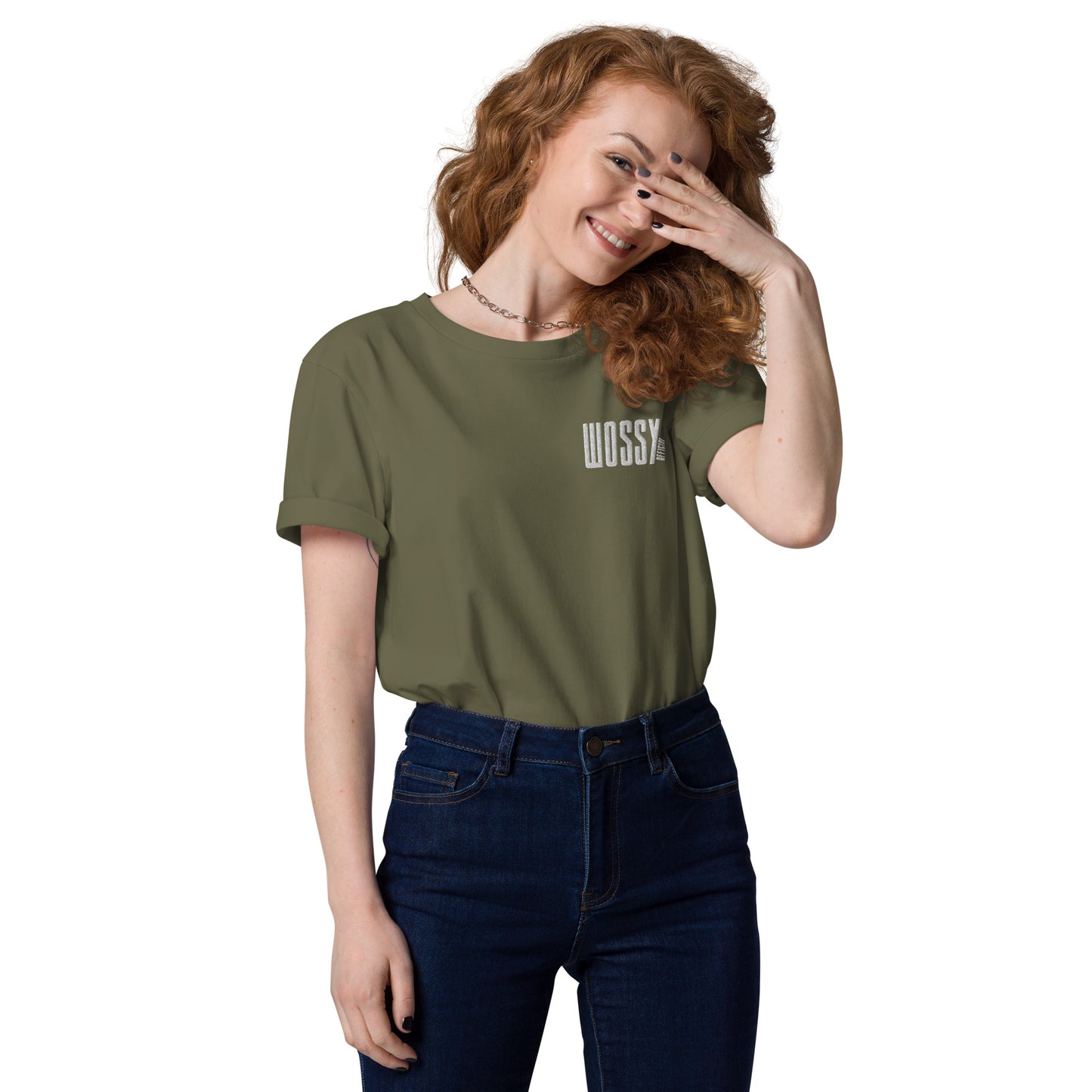 T-shirt coton bio militant Wossy Official – style streetwear doux et affirmé