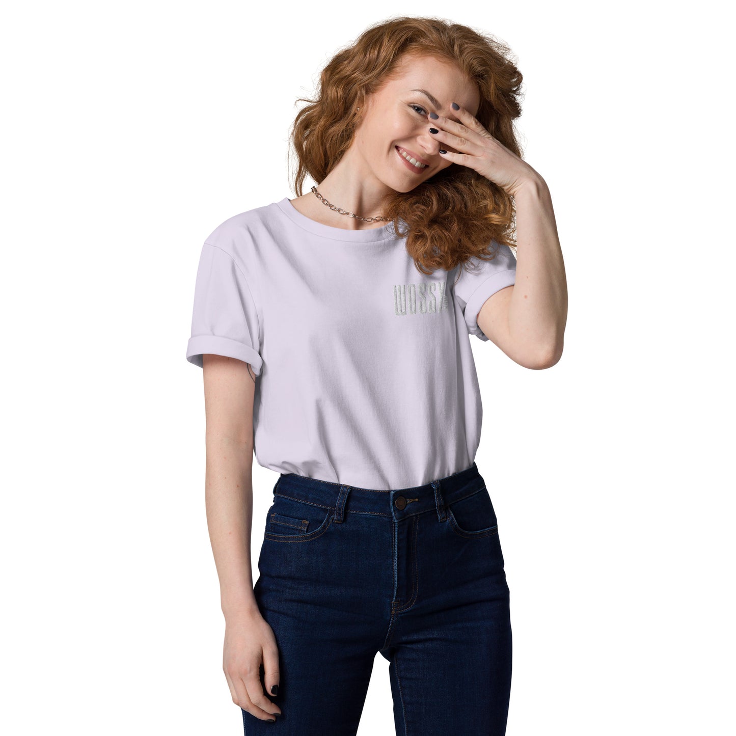 T-shirt coton bio militant Wossy Official – style streetwear doux et affirmé