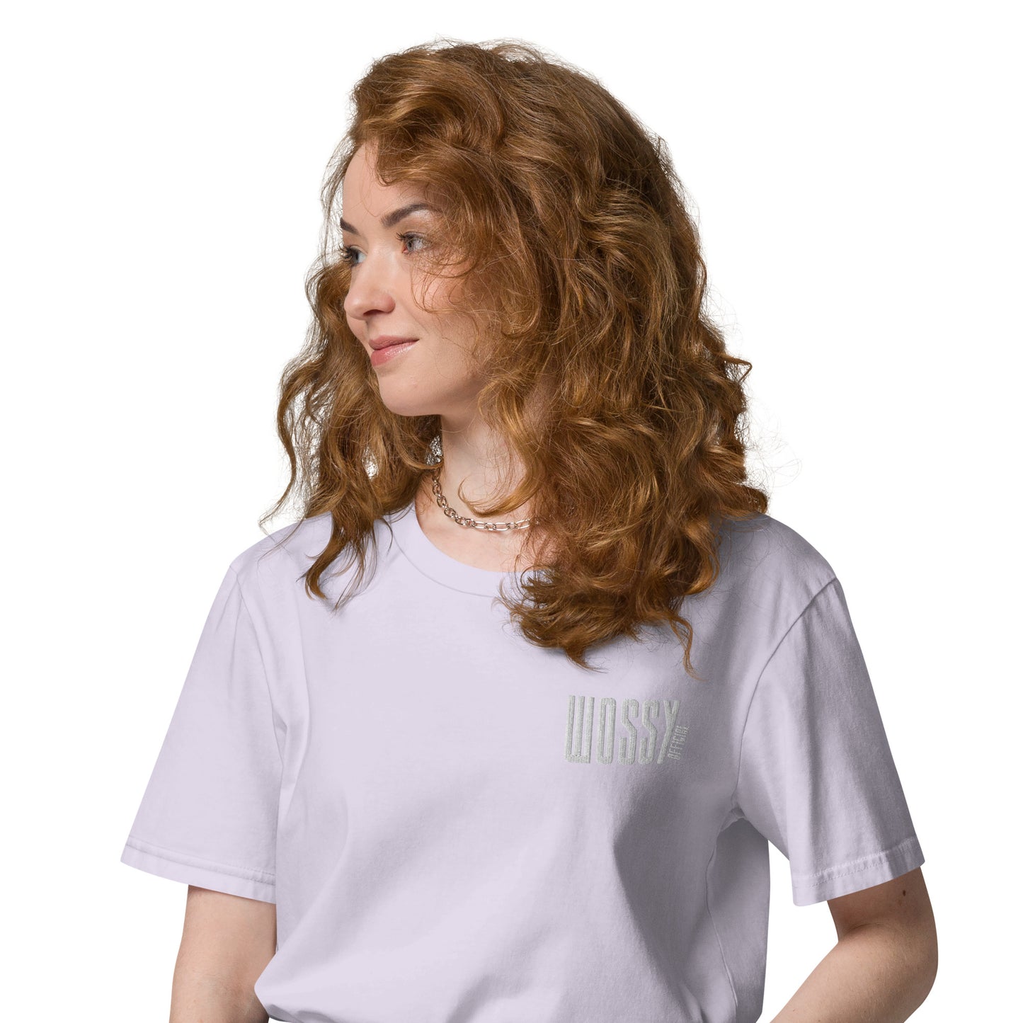 T-shirt coton bio militant Wossy Official – style streetwear doux et affirmé