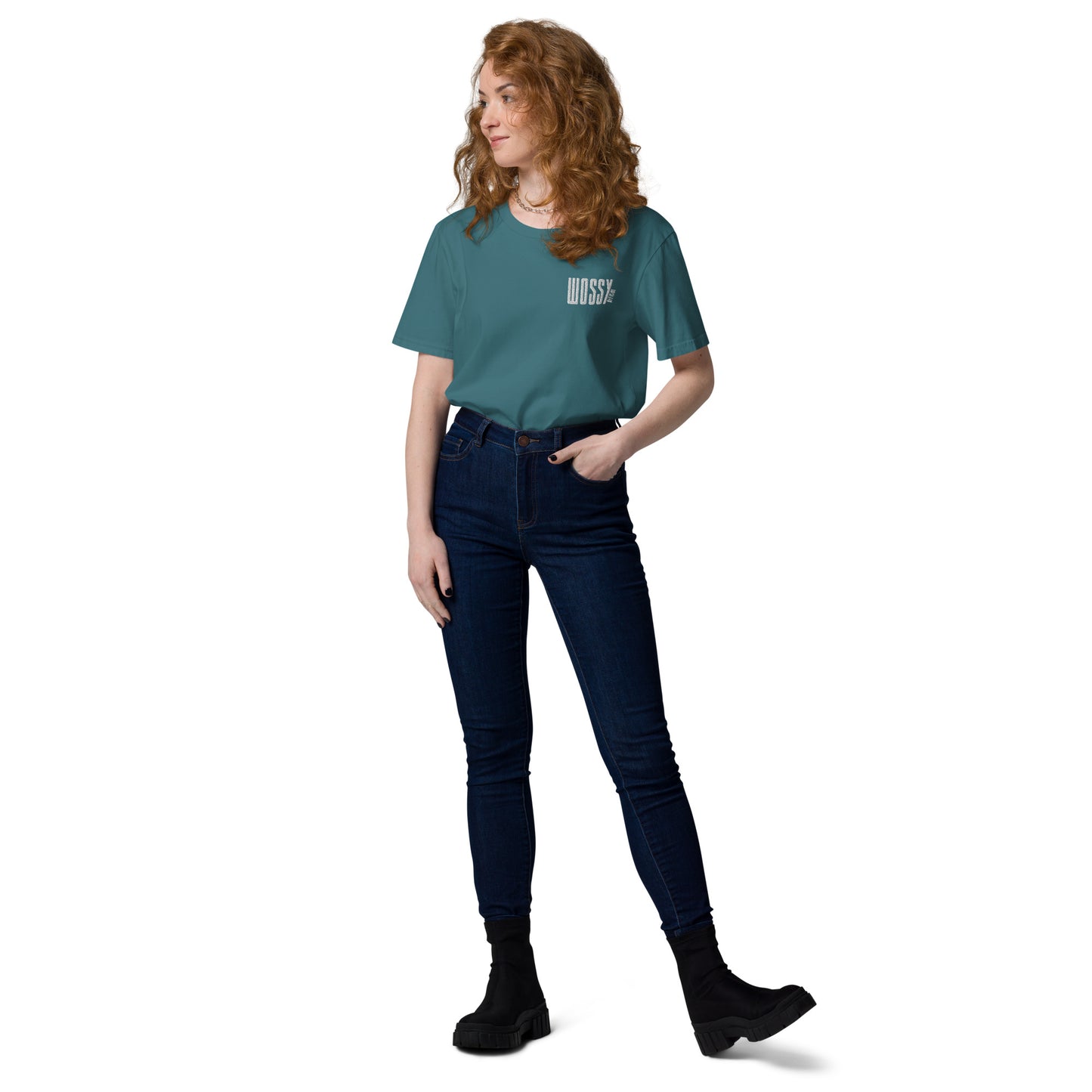 T-shirt coton bio militant Wossy Official – style streetwear doux et affirmé