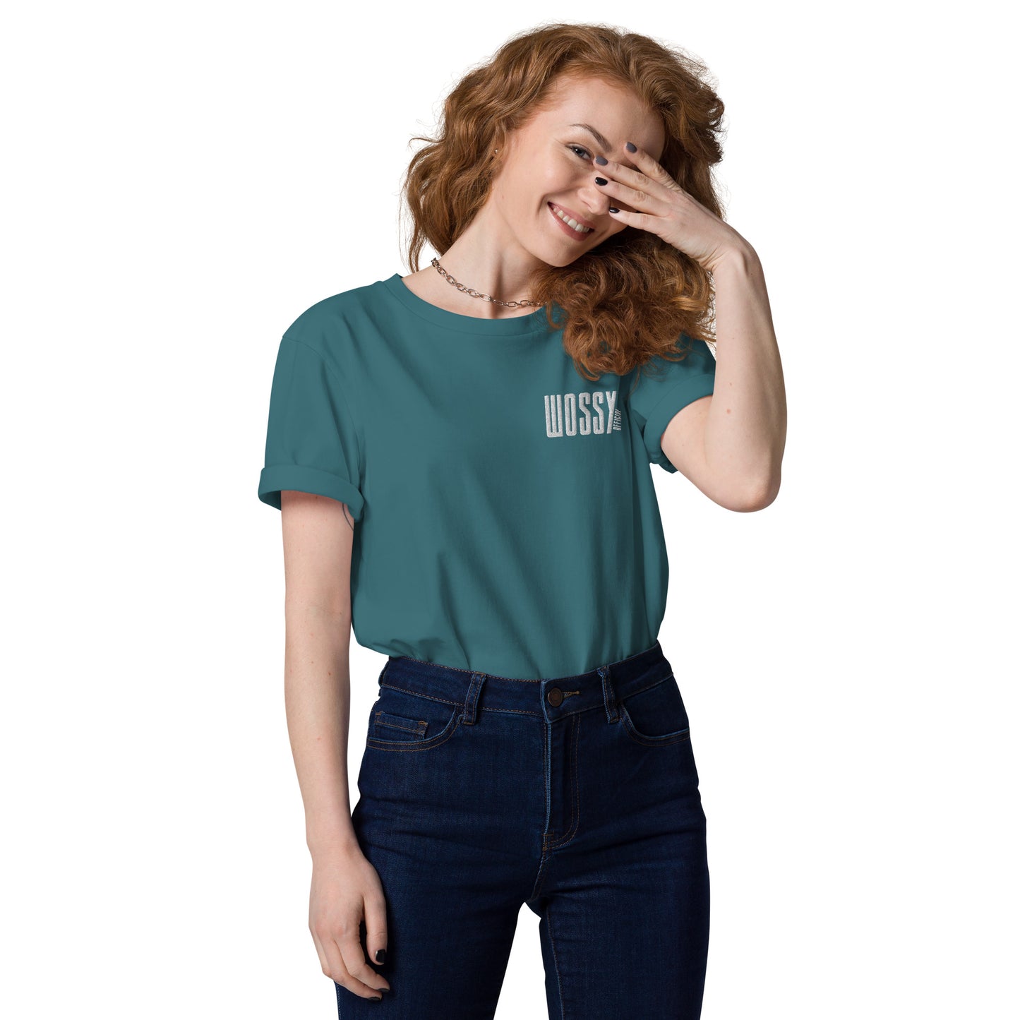 T-shirt coton bio militant Wossy Official – style streetwear doux et affirmé