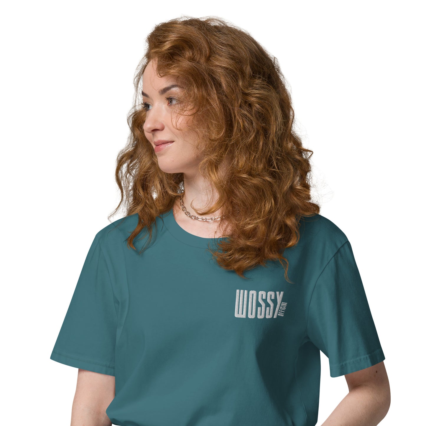 T-shirt coton bio militant Wossy Official – style streetwear doux et affirmé
